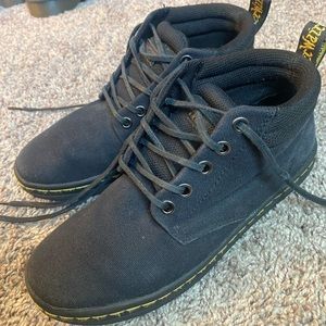 Like New Size 6 W Dr. Marten Canvas Boots.